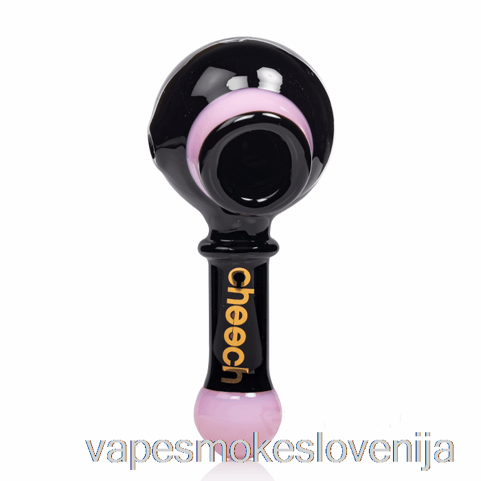 Vape Petrol Cheech Glass Dual Spoon Pipe Black/pink